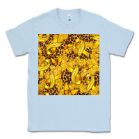 Dusty Blue Childhood Cancer Butterfly Classic Tee - texasbilliewilder