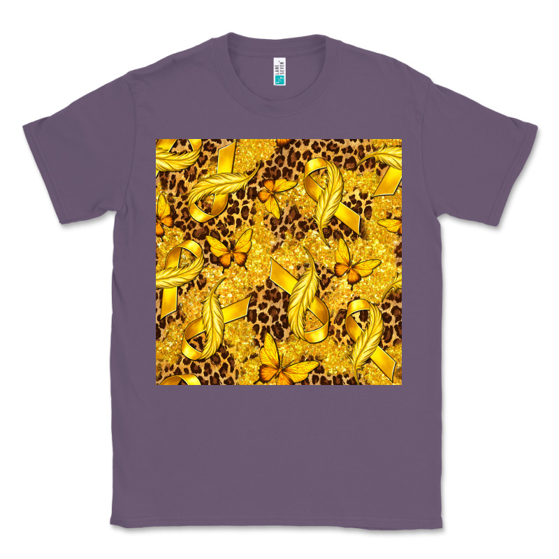 Childhood Cancer Butterfly Classic Tee by texasbilliewilder | Teevron