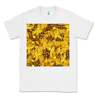 White Childhood Cancer Butterfly Classic Tee - texasbilliewilder
