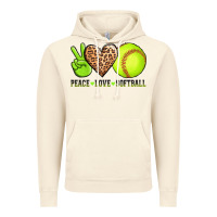 Vintage Artic peace love softball Vintage Hoodie - AdoDesignShop