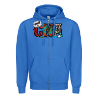 True Royal cna Zipper Hoodie - CowhideDigitalArt