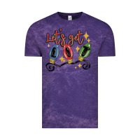 Cloud Purple let's get lit Vintage Tee - MaliasSmallBusiness