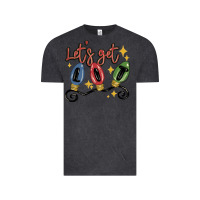 Vintage Black let's get lit Vintage Tee - MaliasSmallBusiness