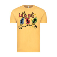 Vintage Mustard let's get lit Vintage Tee - MaliasSmallBusiness