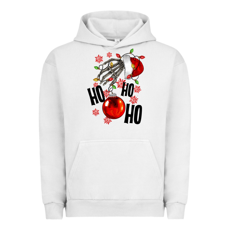 Ho Ho Ho Skeleton Urban Hoodie by NancyCooperArtShop | Teevron