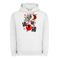 Pigment Lunar Rock Ho ho ho skeleton Urban Hoodie - NancyCooperArtShop