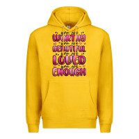 Lemon you are worthy you are beautiful Premium Hoodie - MaliasSmallBusiness