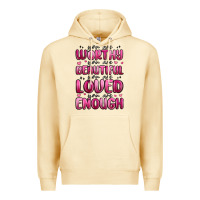 Pina Colada you are worthy you are beautiful Premium Hoodie - MaliasSmallBusiness