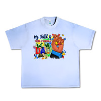 Grape Ice my child is non verbal but his dad aint afro hand Urban Heavy Tee - RanaPortraitStore