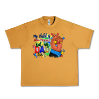 Peanut Butter my child is non verbal but his dad aint afro hand Urban Heavy Tee - RanaPortraitStore