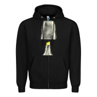 Black yellow highlighter pen fa element Zipper Hoodie - FaDigitalArtStudio