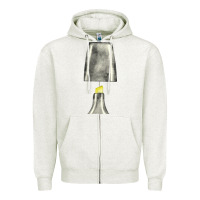 Oatmeal Heather yellow highlighter pen fa element Zipper Hoodie - FaDigitalArtStudio