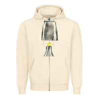 Sandshell yellow highlighter pen fa element Zipper Hoodie - FaDigitalArtStudio