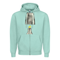 Seafoam yellow highlighter pen fa element Zipper Hoodie - FaDigitalArtStudio