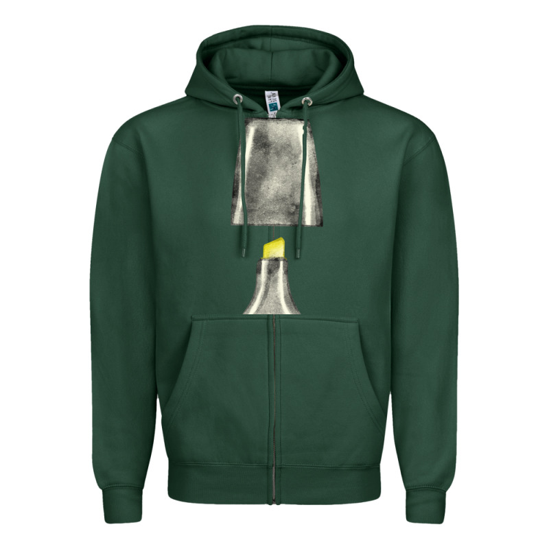 Yellow Highlighter Pen Fa Element Zipper Hoodie by FaDigitalArtStudio | Teevron
