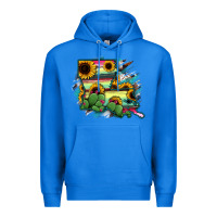 True Royal Louisiana Map Sunflower Cactus Serape Premium Hoodie - RanaPortraitStore
