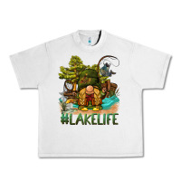 Lunar Rock lake life gnome Urban Heavy Tee - BarkalooDesign