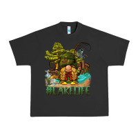 Pigment Black lake life gnome Urban Heavy Tee - BarkalooDesign