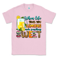 Bubblegum Pink when life gives you lemons make someting sweet Classic Tee - Zillion Design Studio