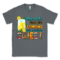 Charcoal Heather when life gives you lemons make someting sweet Classic Tee - Zillion Design Studio