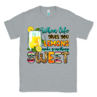 Heather Grey when life gives you lemons make someting sweet Classic Tee - Zillion Design Studio