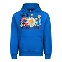 Cobalt With God All Things Are Possible Urban Hoodie - MaliasSmallBusiness