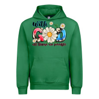 Emerald With God All Things Are Possible Urban Hoodie - MaliasSmallBusiness