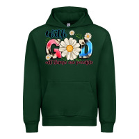 Forest Green With God All Things Are Possible Urban Hoodie - MaliasSmallBusiness