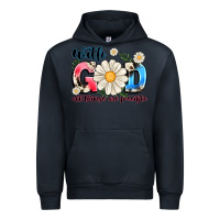Navy With God All Things Are Possible Urban Hoodie - MaliasSmallBusiness
