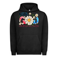 Pigment Black With God All Things Are Possible Urban Hoodie - MaliasSmallBusiness