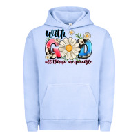 Pigment Grape Ice With God All Things Are Possible Urban Hoodie - MaliasSmallBusiness