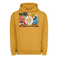 Pigment Peanut Butter With God All Things Are Possible Urban Hoodie - MaliasSmallBusiness