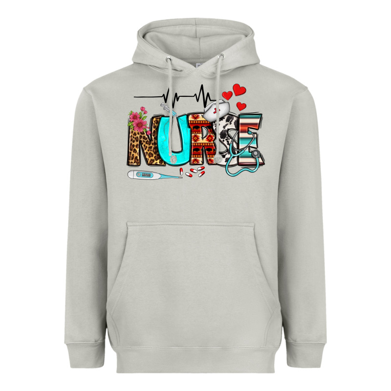 Western Nurse Heavyweight Hoodie by BundleAndBundleShop | Teevron