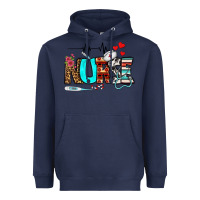 Navy western nurse Heavyweight Hoodie - BundleAndBundleShop