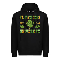 Black st. patricks university Premium Hoodie - MaliasSmallBusiness