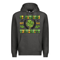 Charcoal Heather st. patricks university Premium Hoodie - MaliasSmallBusiness