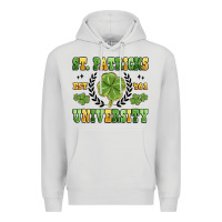 Dove Grey st. patricks university Premium Hoodie - MaliasSmallBusiness