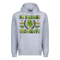 Heather Grey st. patricks university Premium Hoodie - MaliasSmallBusiness