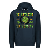 Navy st. patricks university Premium Hoodie - MaliasSmallBusiness