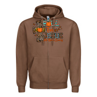 Chestnut fall for jesus he never leaves Zipper Hoodie - CowhideDigitalArt