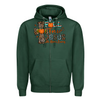 Sports Green fall for jesus he never leaves Zipper Hoodie - CowhideDigitalArt