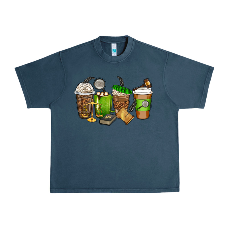 Lawyer Coffee Cups Urban Heavy Tee by texasbilliewilder | Teevron
