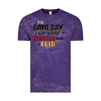 Cloud Purple on game day we wear maroon and gold Vintage Tee - MaliasSmallBusiness