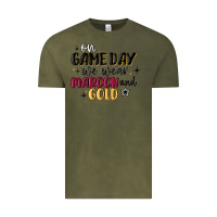 Vintage Olive on game day we wear maroon and gold Vintage Tee - MaliasSmallBusiness