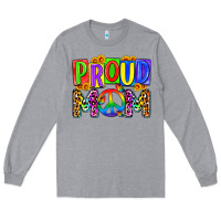 Heather Grey proud mom lgbt Long Sleeve Tee - Zillion Design Studio