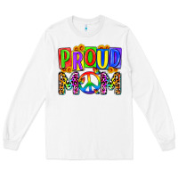 White proud mom lgbt Long Sleeve Tee - Zillion Design Studio