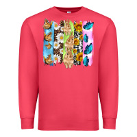 Cardinal easter bunny butterfly daisy and sunflower with cowhide and  leopard b Premium Sweatshirt - Artiststas
