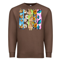 Chestnut easter bunny butterfly daisy and sunflower with cowhide and  leopard b Premium Sweatshirt - Artiststas