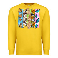 Lemon easter bunny butterfly daisy and sunflower with cowhide and  leopard b Premium Sweatshirt - Artiststas