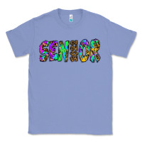 Colony Blue senior 2022 tie die leopard Classic Tee - RanaPortraitStore